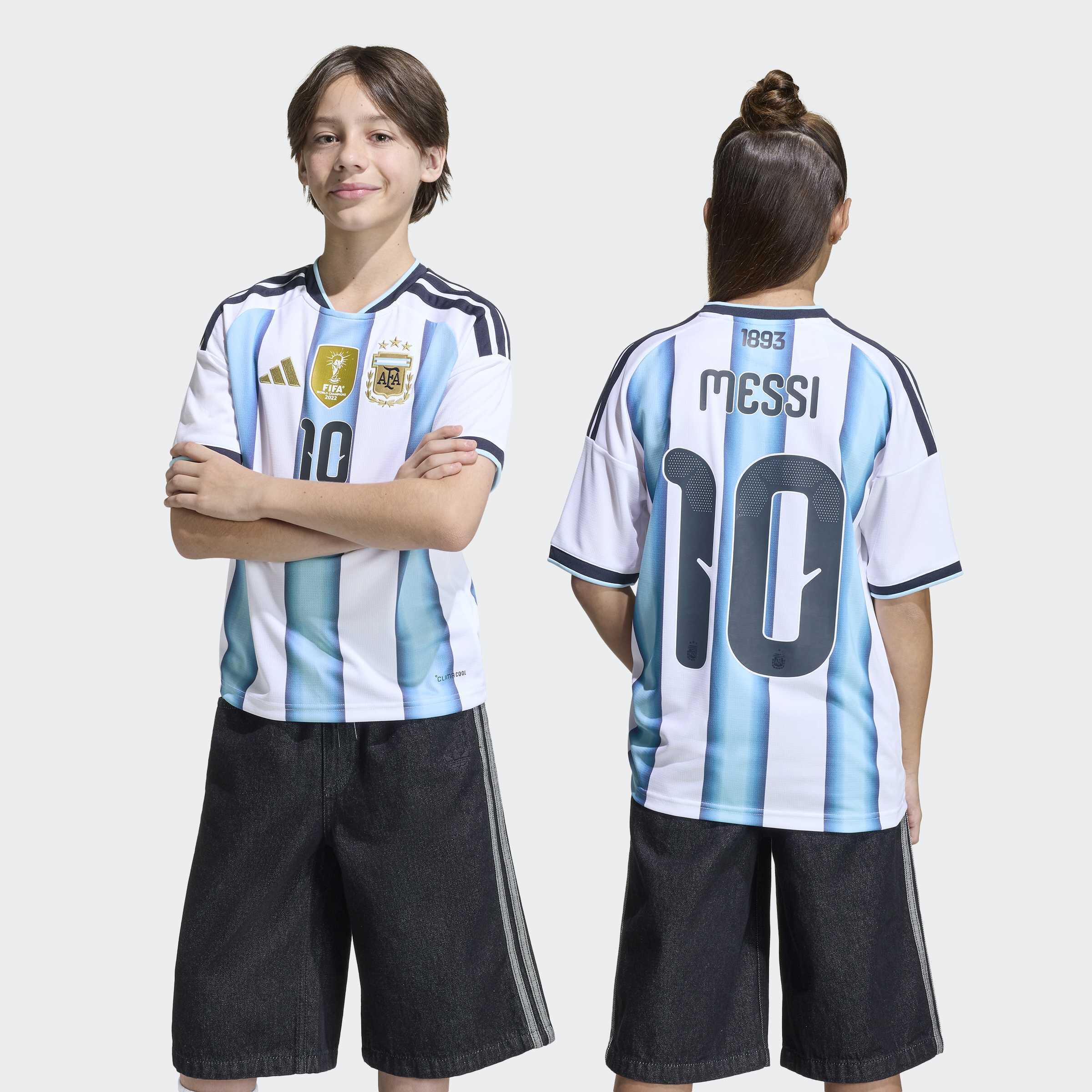 Argentinien 26 Kids Messi Heimtrikot 6/7