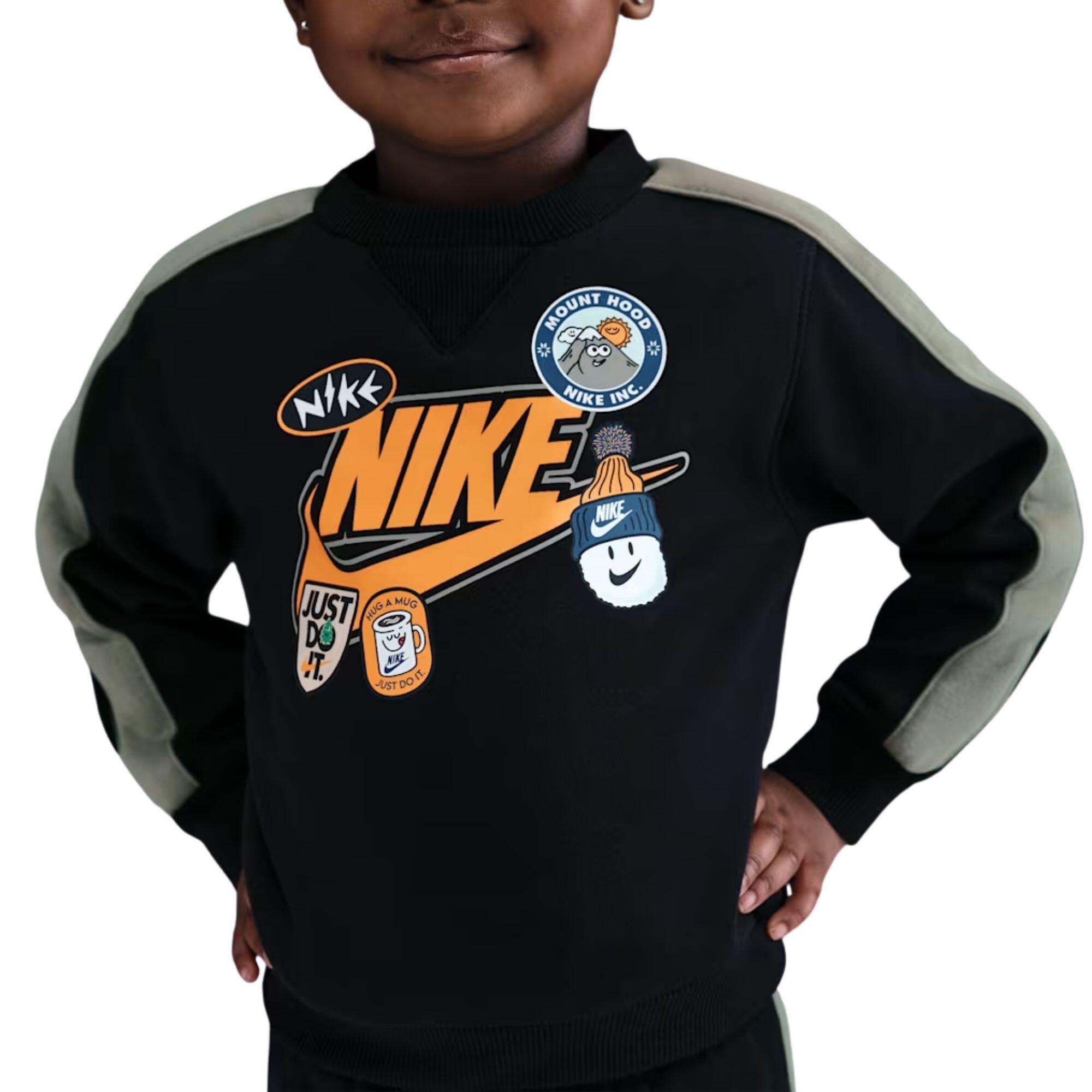 Trainingspak Fleece Zwart - 86N497-023 3/4