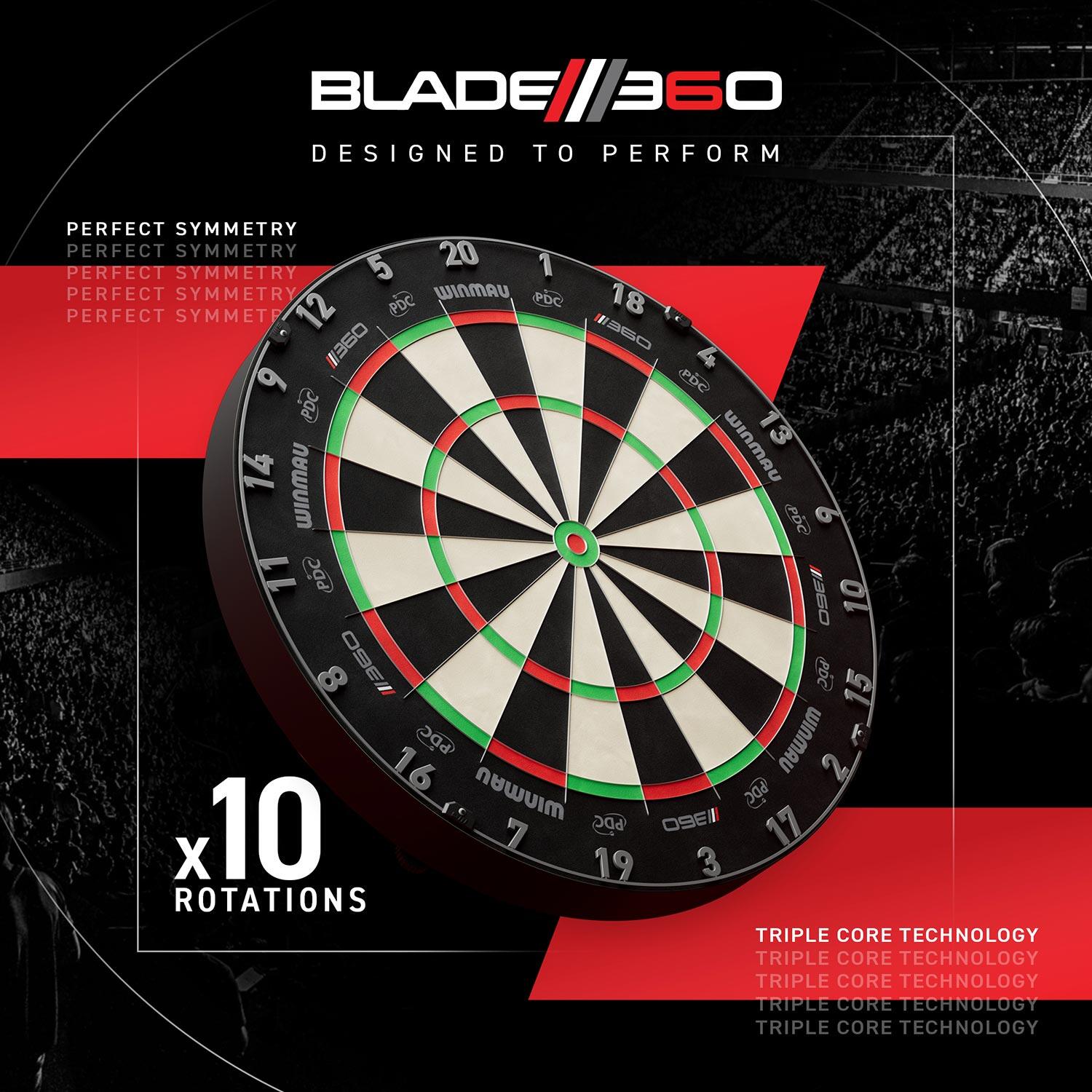 Winmau Diana Blade 360 Negro 3/7