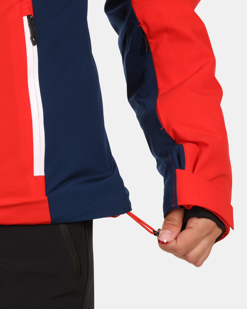 Chaqueta de esquí Kilpi Valera-W para mujer roja 3/7