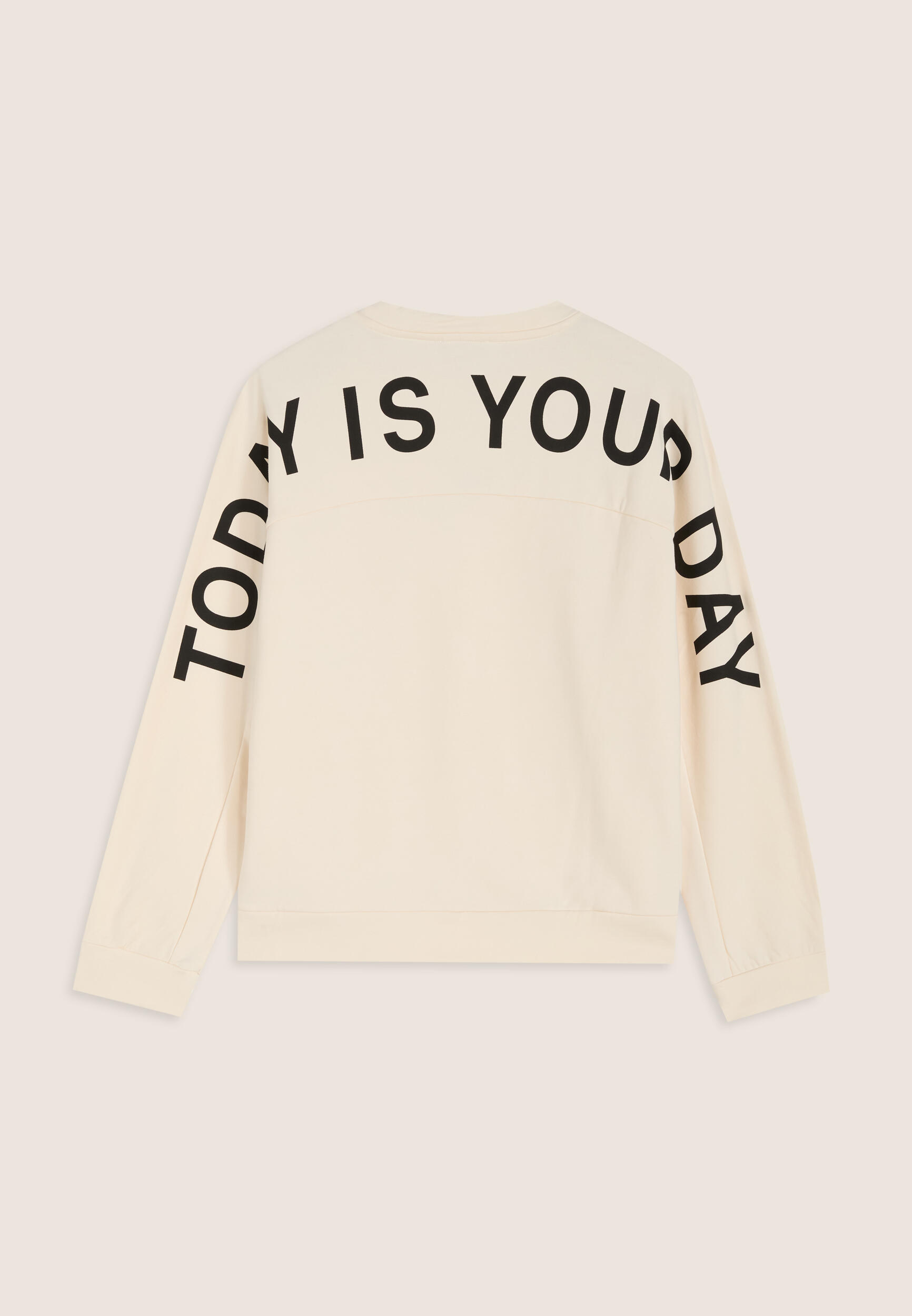 Sweat-shirt pour femmes avec imprimé maxi et épaule tombante 2/3