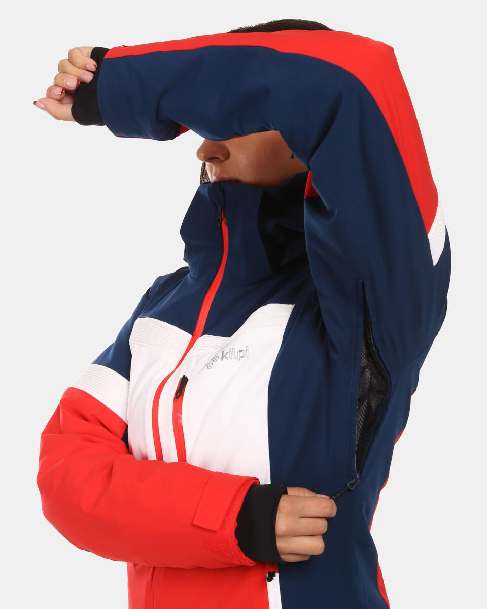Chaqueta de esquí Kilpi Valera-W para mujer roja 4/7