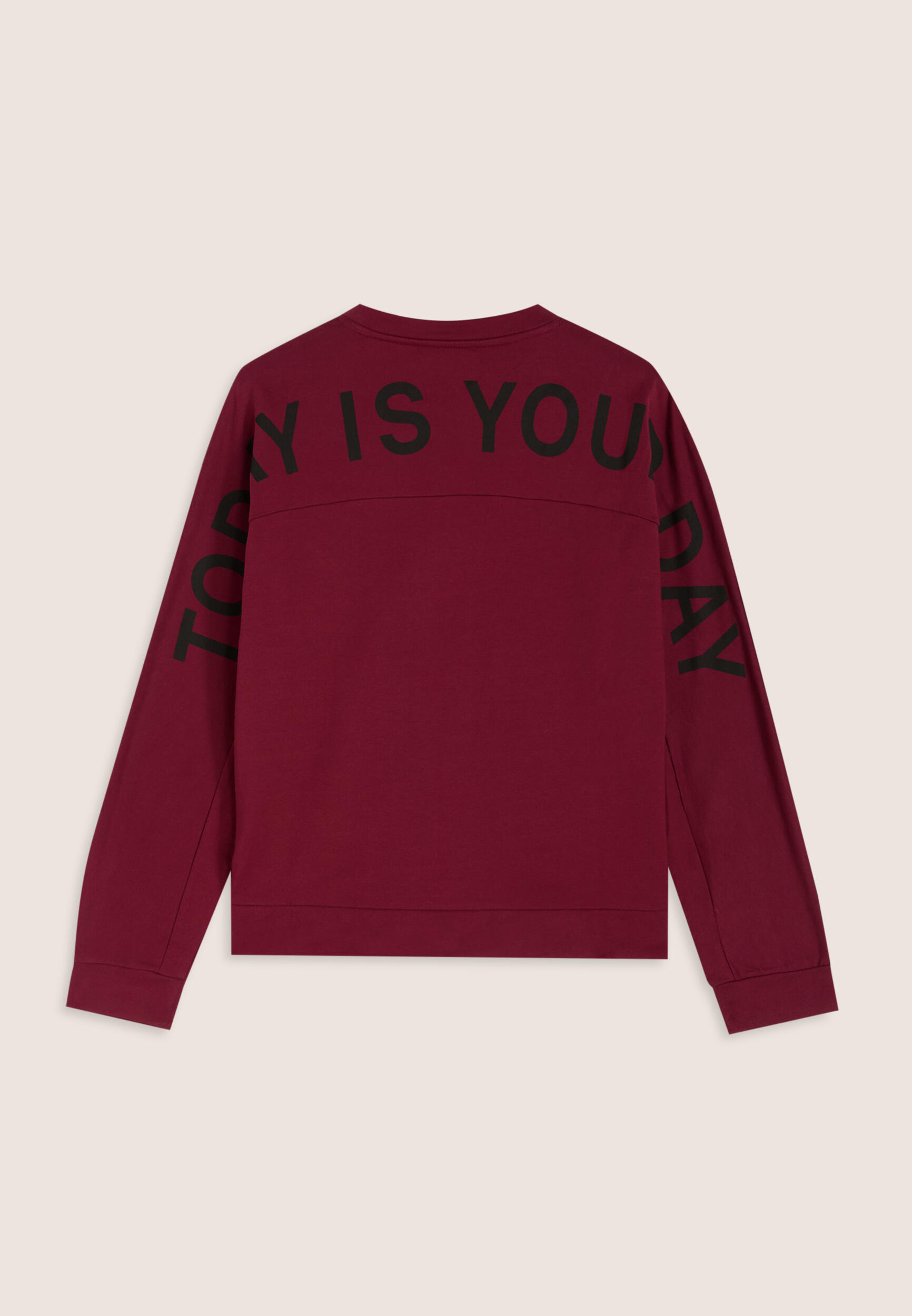 Sweat-shirt pour femmes avec imprimé maxi et épaule tombante 2/3