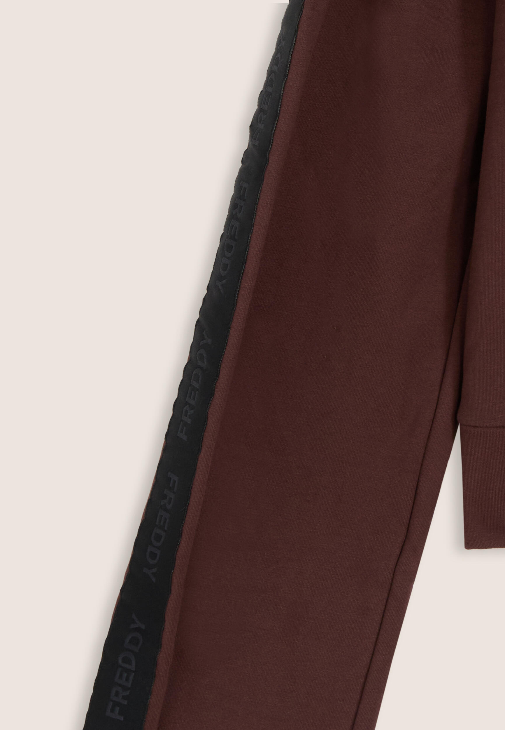 Sweat-shirt à capuche pour femmes, manches à bande avec logo 3/3