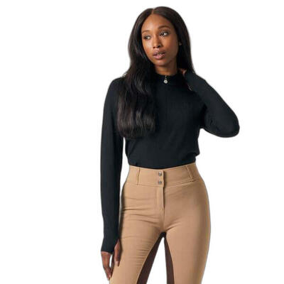 Baselayer paardrijden lange mouwen 1/2 rits dames ps of sweden erin equimerino