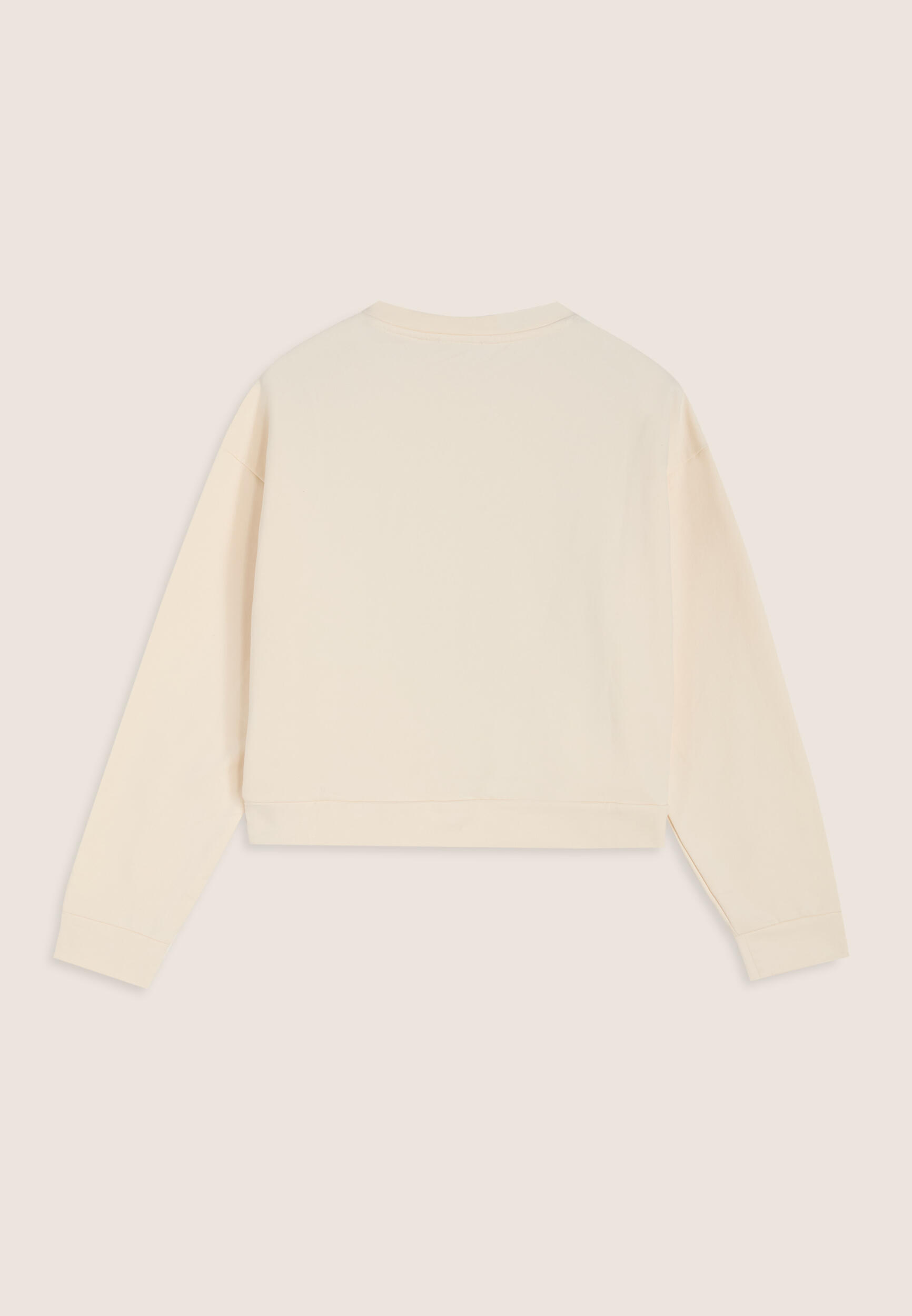 Sudadera para mujer de cuello redondo con estampado fotográfico 2/3