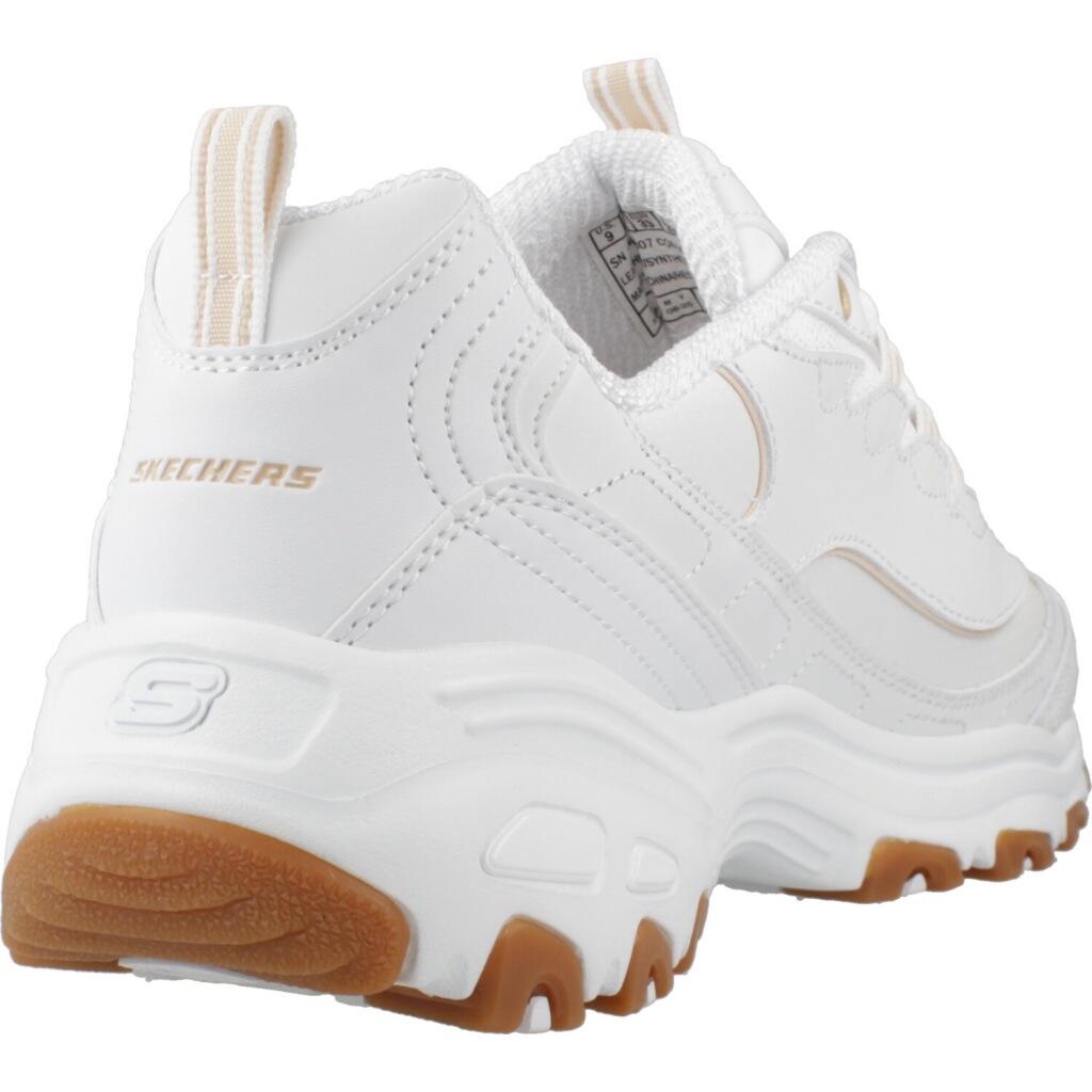 Turnschuhe Frau Skechers D´Lites Weiß 3/5