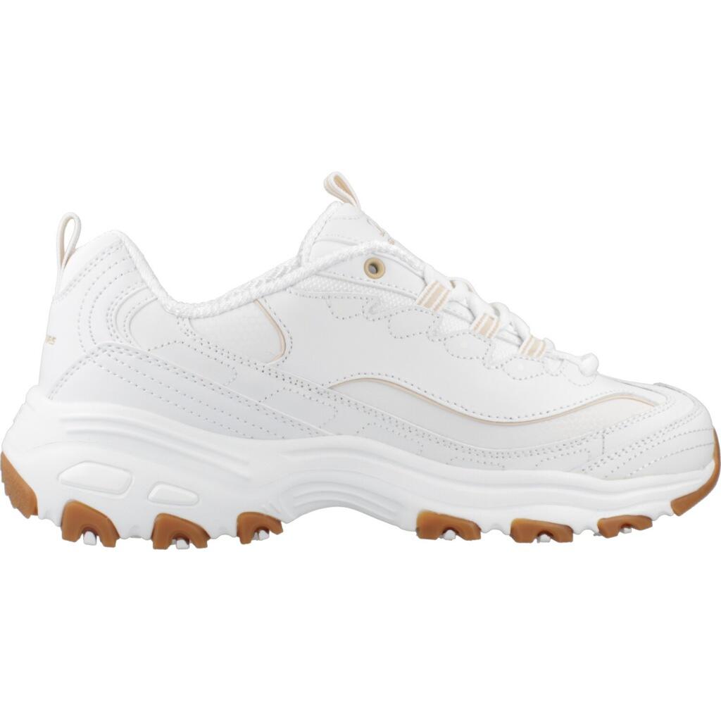 Turnschuhe Frau Skechers D´Lites Weiß 4/5
