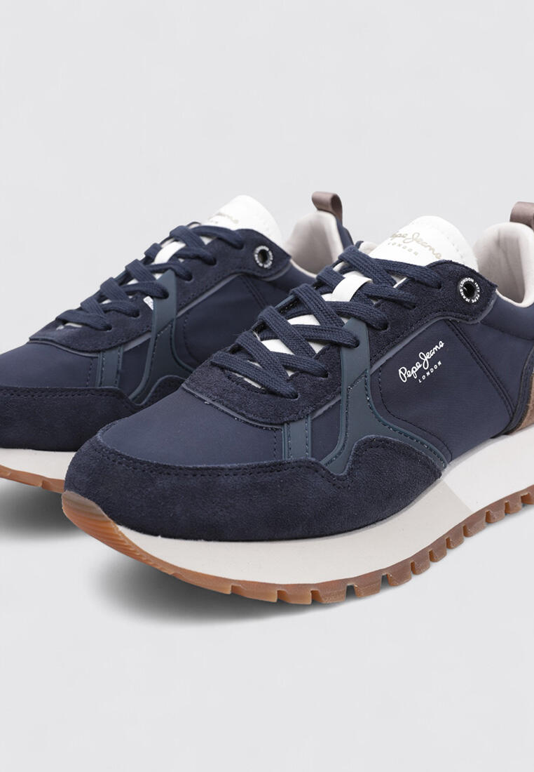 Chaussure de randonnée Baskets Homme Pepe Jeans ARI CLUB M Marin 3/4
