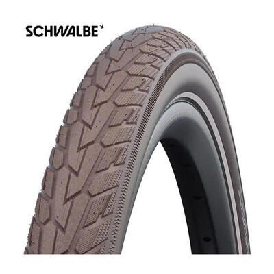 Schwalbe road cruiser plus 28x2,00 (50-622) donkerbruin rs draad
