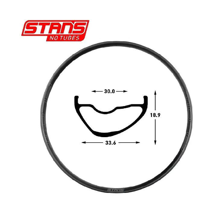 Stan's No Tubes - Stans Notubes Jante Flow Mk4 29 32h Noir Gris Snt - Axe De Roue - Taille Unique - Decathlon