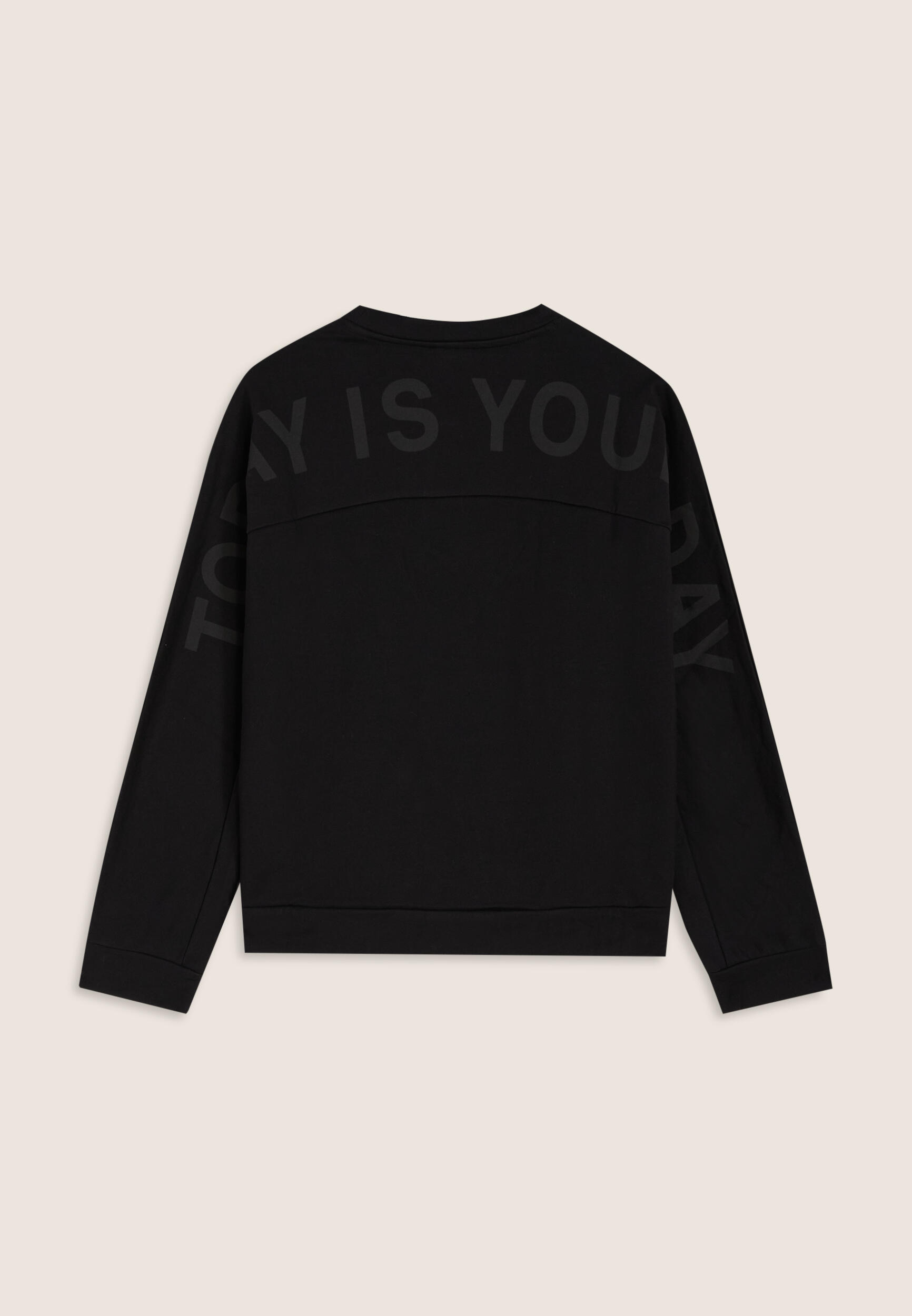Sweat-shirt pour femmes avec imprimé maxi et épaule tombante 2/3