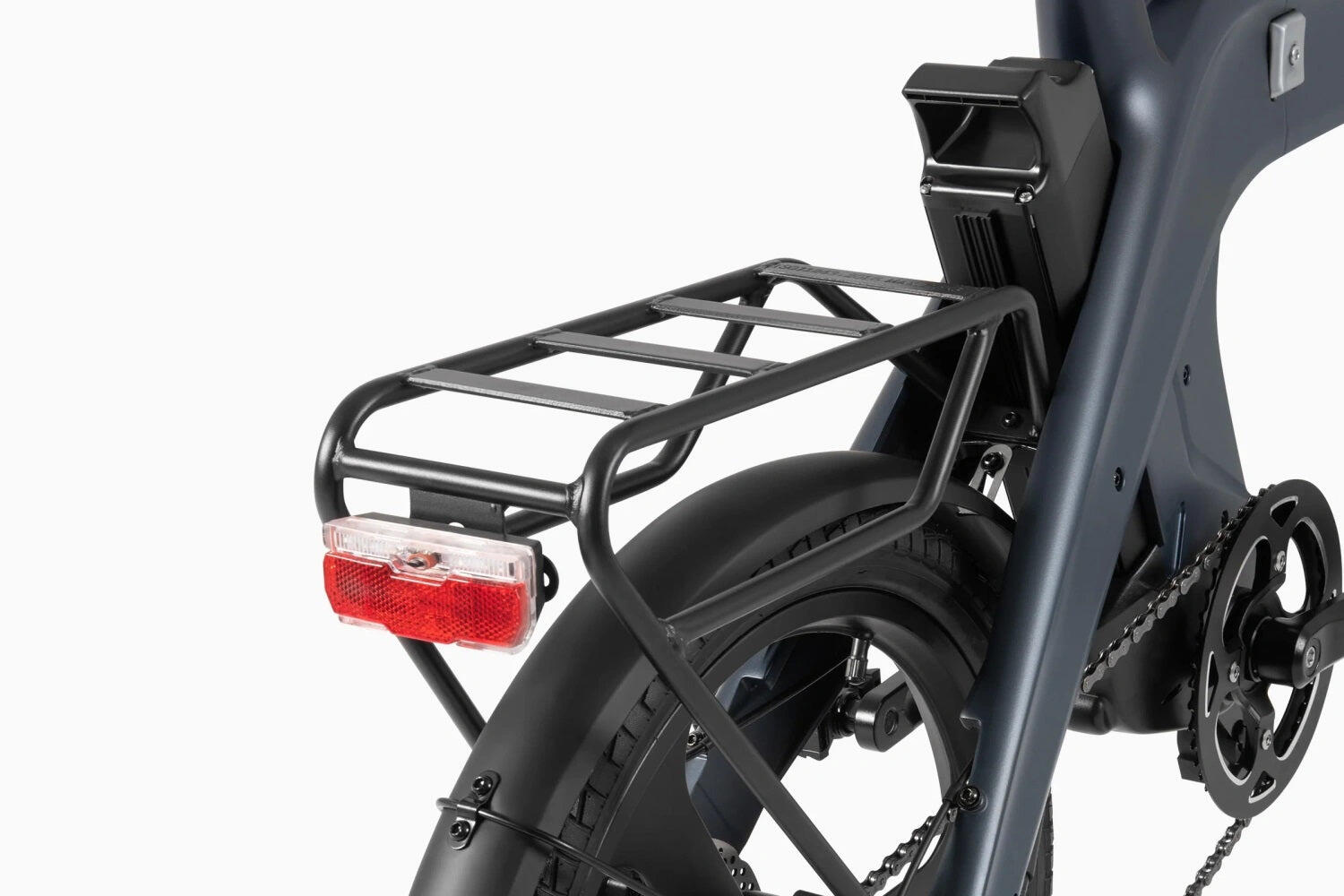 DYU T1 Bicicleta Elétrica - 250W 36V 40km - Azul Cinza 2/5