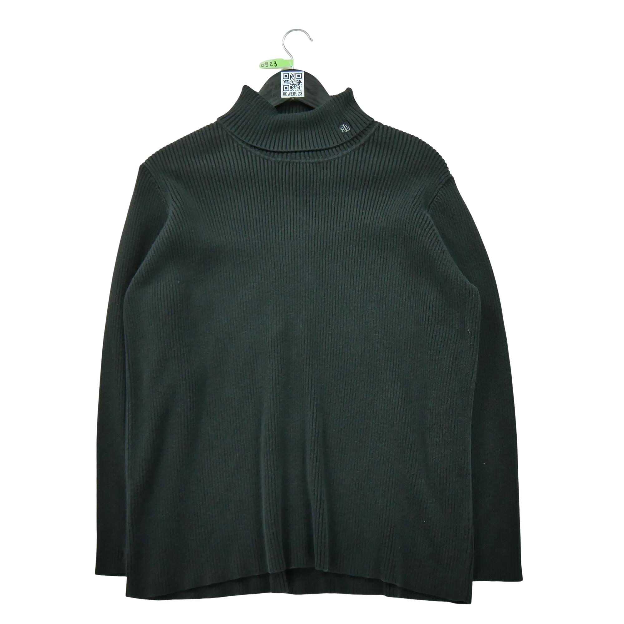 RALPH LAUREN Reconditionné - Pull Femme Noir - Très Bon État