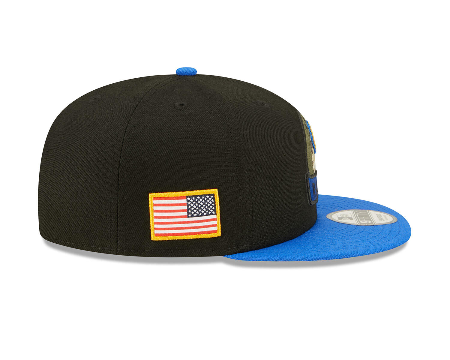 New Era 9FIFTY Cap NFL22 Salute To Service Los Angeles Rams schwarz 6/7