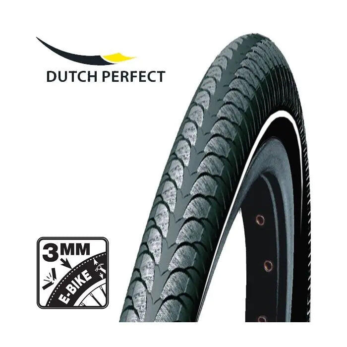 DUTCH PERFECT E-Tiger 28x1 3/8 (37-622) opona e-bike czarna