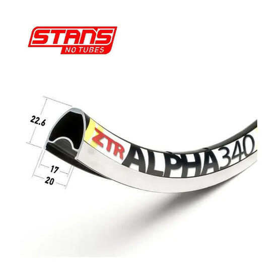 Stans Notubes Alpha 340 obręcz 28H nowa