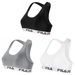 Lot de 3 brassières coton femme Fila