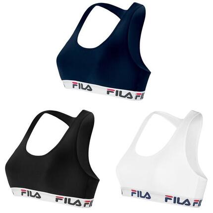 Lot de 3 brassières coton femme Fila