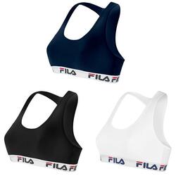 Lot de 3 brassières coton femme Fila