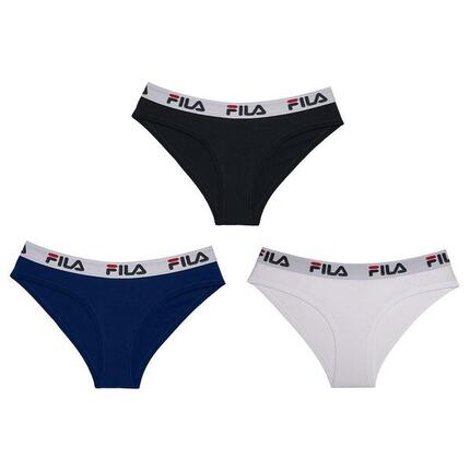 Lot de 3 slips coton femme Fila FU6043