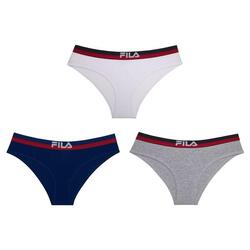 Lot de 3 slips coton femme Fila FU6050