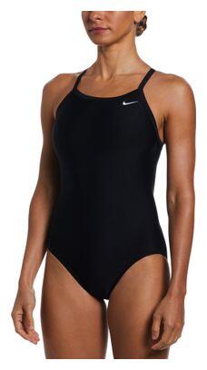 Nike Badeanzug Solid Racerback Schwarz