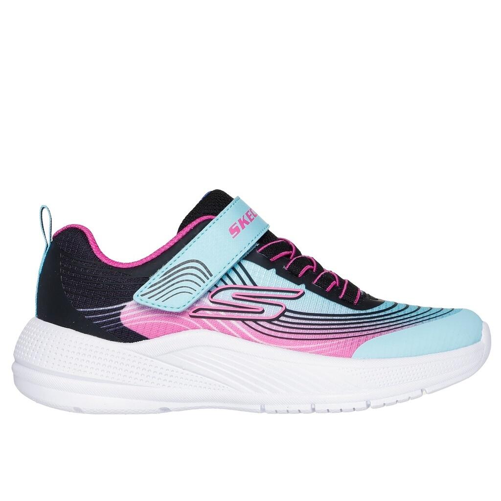 Skechers - Baskets Fille Skechers Microspec Advance - Baskets - Bleu|rose|vert - Decathlon
