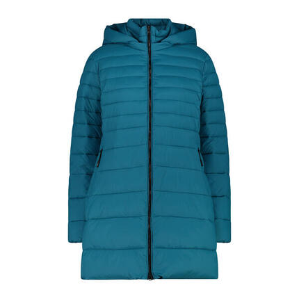 Damen lange Steppjacke mit Kapuze CMP Snaps