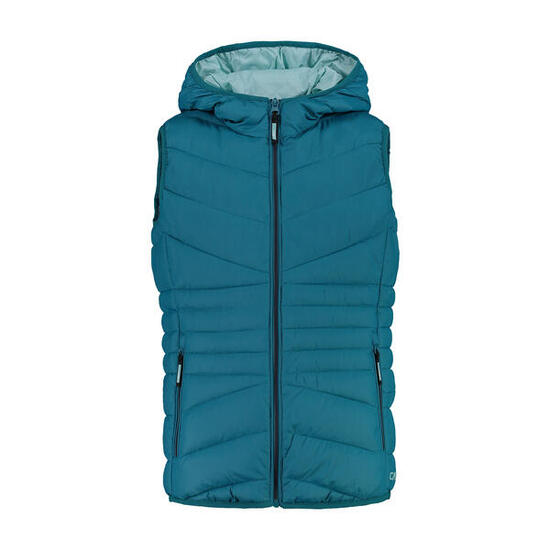 Gilet imbottito con cappuccio per ragazza CMP