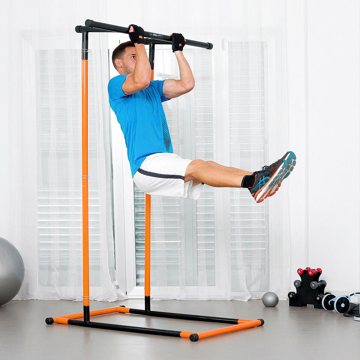 Innovagoods - Barre De Traction Et Fitness Avec Guide D'Exercices Innovagoods - Barre De Traction - Noir|orange - Taille Unique - Decathlon