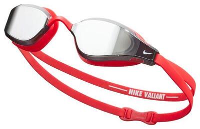Occhialini da nuoto Nike Swim Valiant Mirrored Rosso