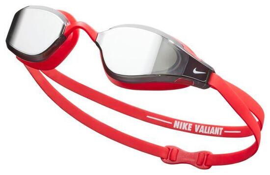 Occhialini da nuoto Nike Swim Valiant Mirrored Rosso