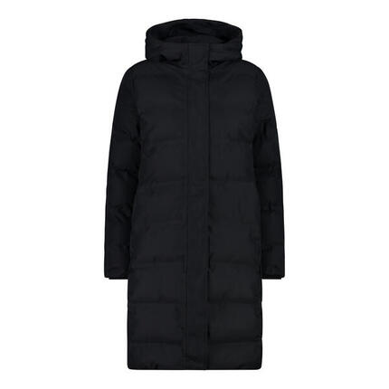 Steppmantel CMP WOMAN COAT FIX HOOD Wandern/Outdoor/Trekking Damen NERO