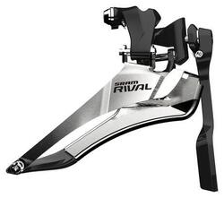 SRAM Dérailleur Avant RIVAL 22 2x11 Yaw à Braser avec Chain Spotter Noir