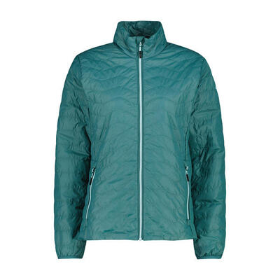 Dames gewatteerde jas met rits en capuchon cmp