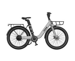Vélo Cargo Compact YEEP.ME DAY COMPACT Gris - boite vitesses automatique