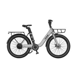 Vélo Cargo Compact YEEP.ME DAY COMPACT Gris - boite vitesses automatique