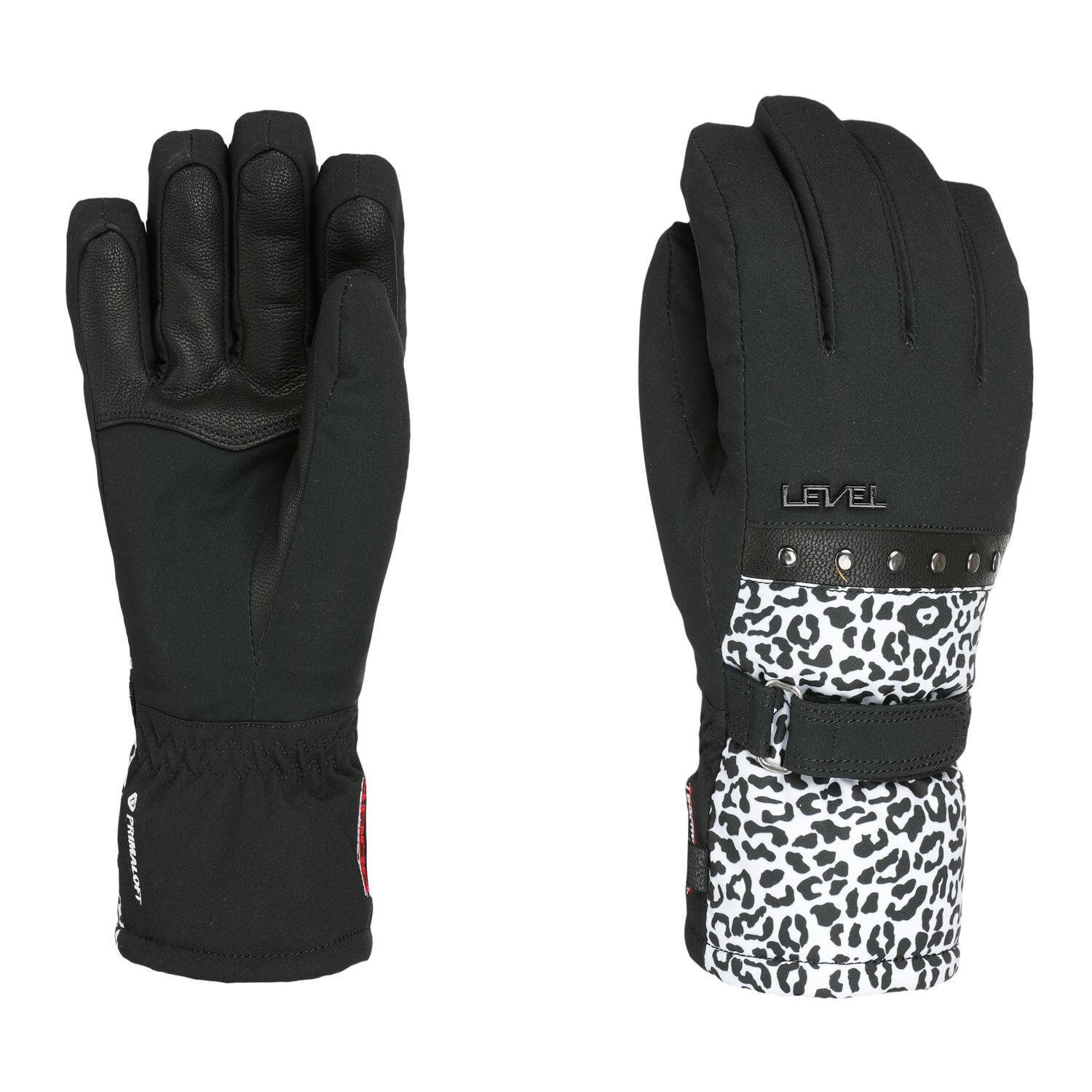 Guantes Venus negros para mujer, nivel esquí/nieve 1/1