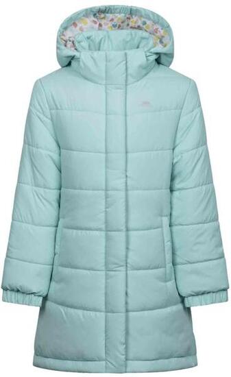 Trespass Ellster Mädchen Winterjacke 9-10 mit abnehmbarer Kapuze.