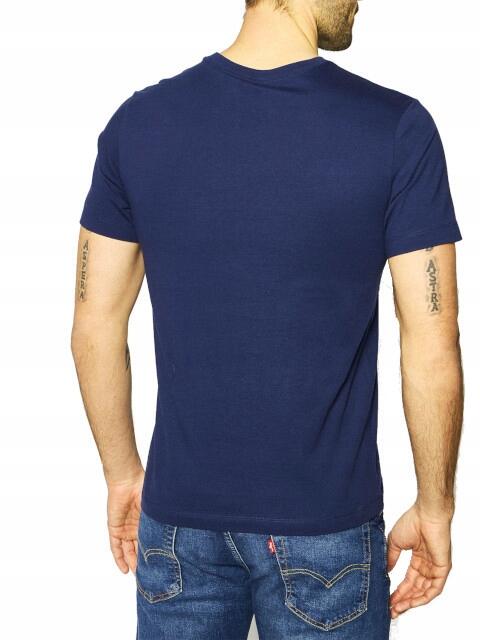 Nike SportSwear, T-Shirt Uomo Con Logo Cucito - Blu, Bianco, 5/5