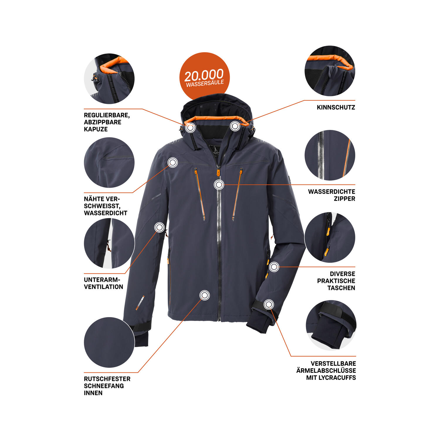 Giacca da sci Killtec KSW 50 5/14