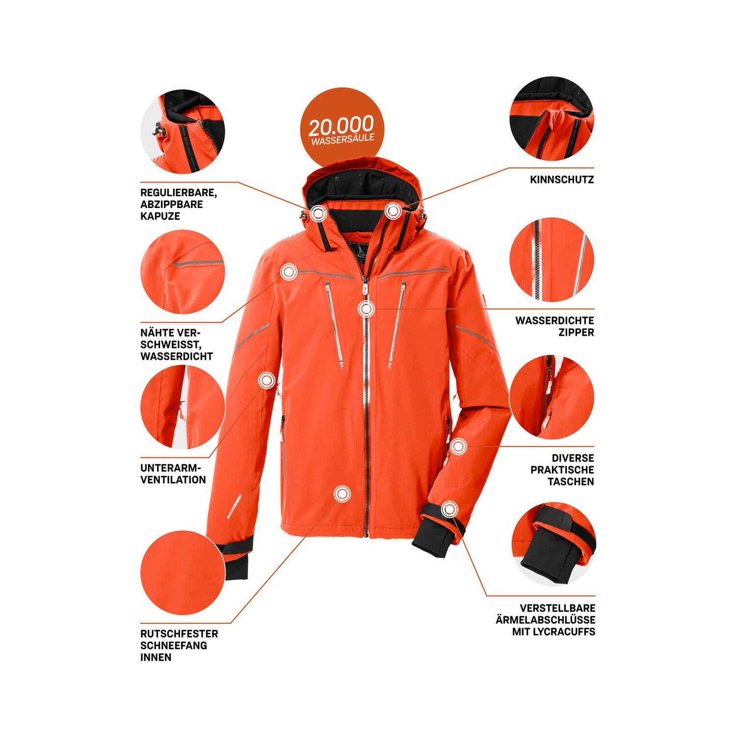 Herren Skijacke KSW 50 MN SKI JCKT 5/7