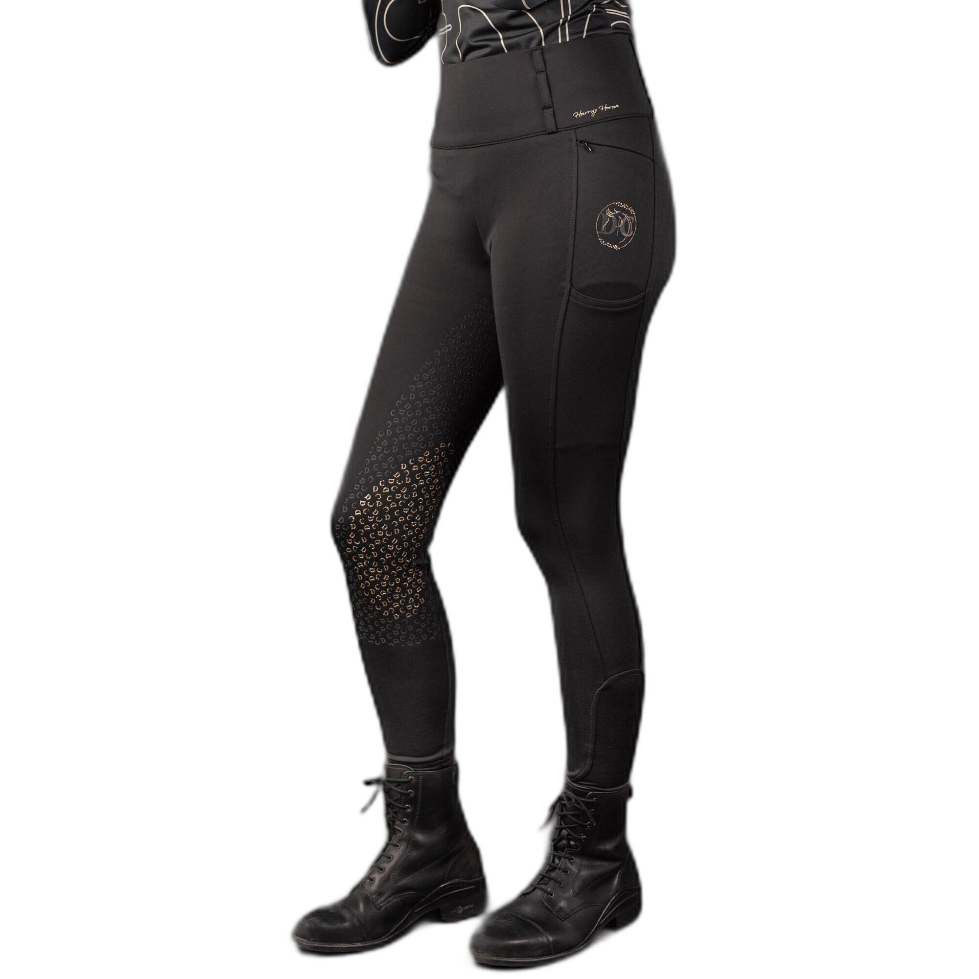 HARRYS HORSE Leggings da equitazione full grip da donna Harry's Horse Denici Cavalli Stardust