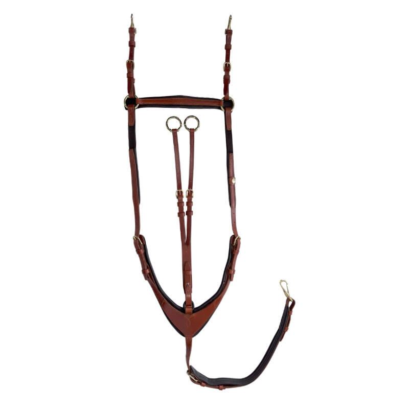 Hunting collar for horse with elastic Kavalkade Robin