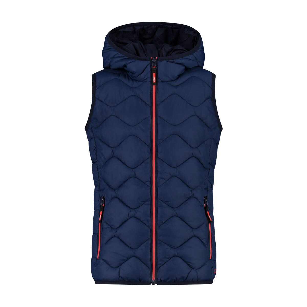 CMP Girls' hooded sleeveless puffer jacket CMP