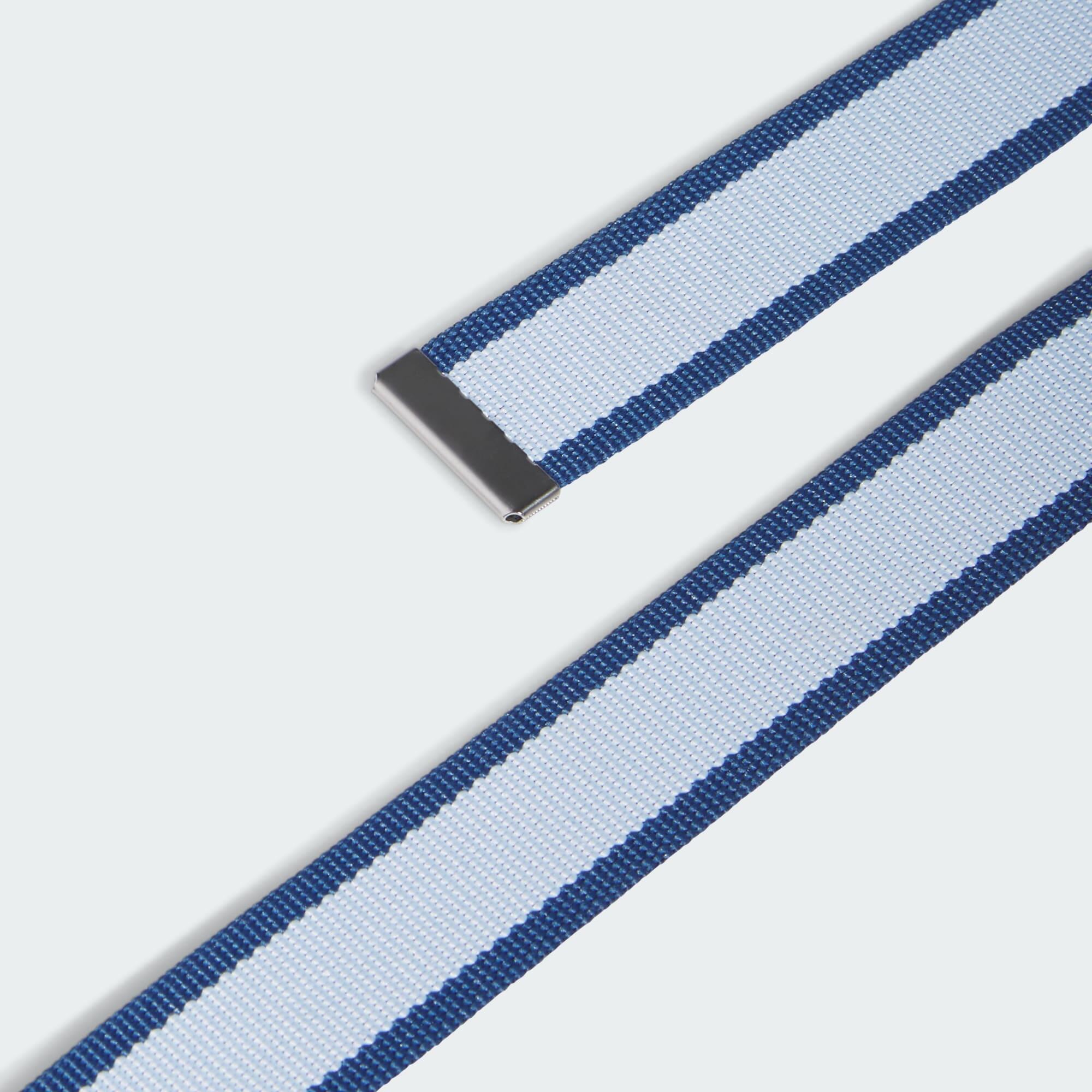 Ceinture tissée rayée réversible 3/4