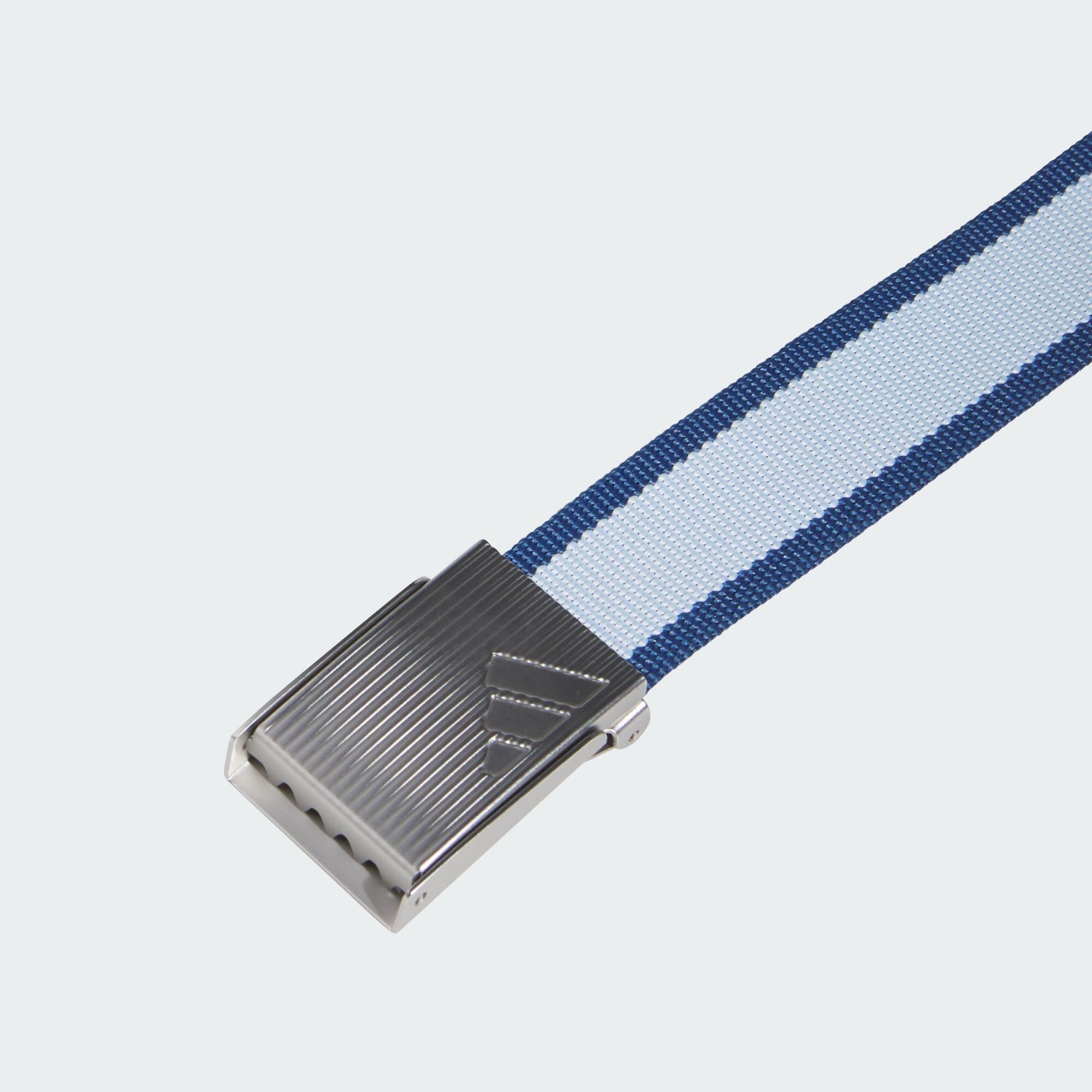 Ceinture tissée rayée réversible 2/4
