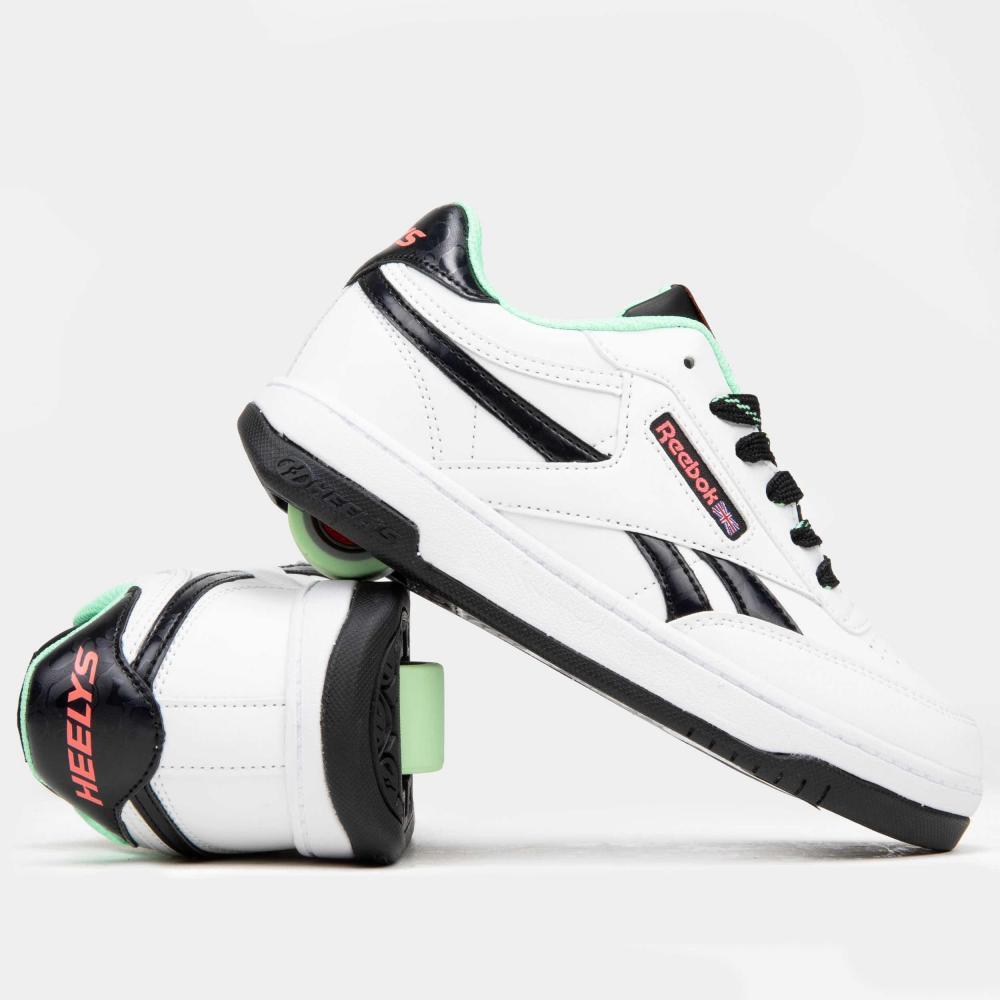 Heelys x Reebok Club C Wit/Roze - rolschoenen met klassieke sneakerstijl 2/5
