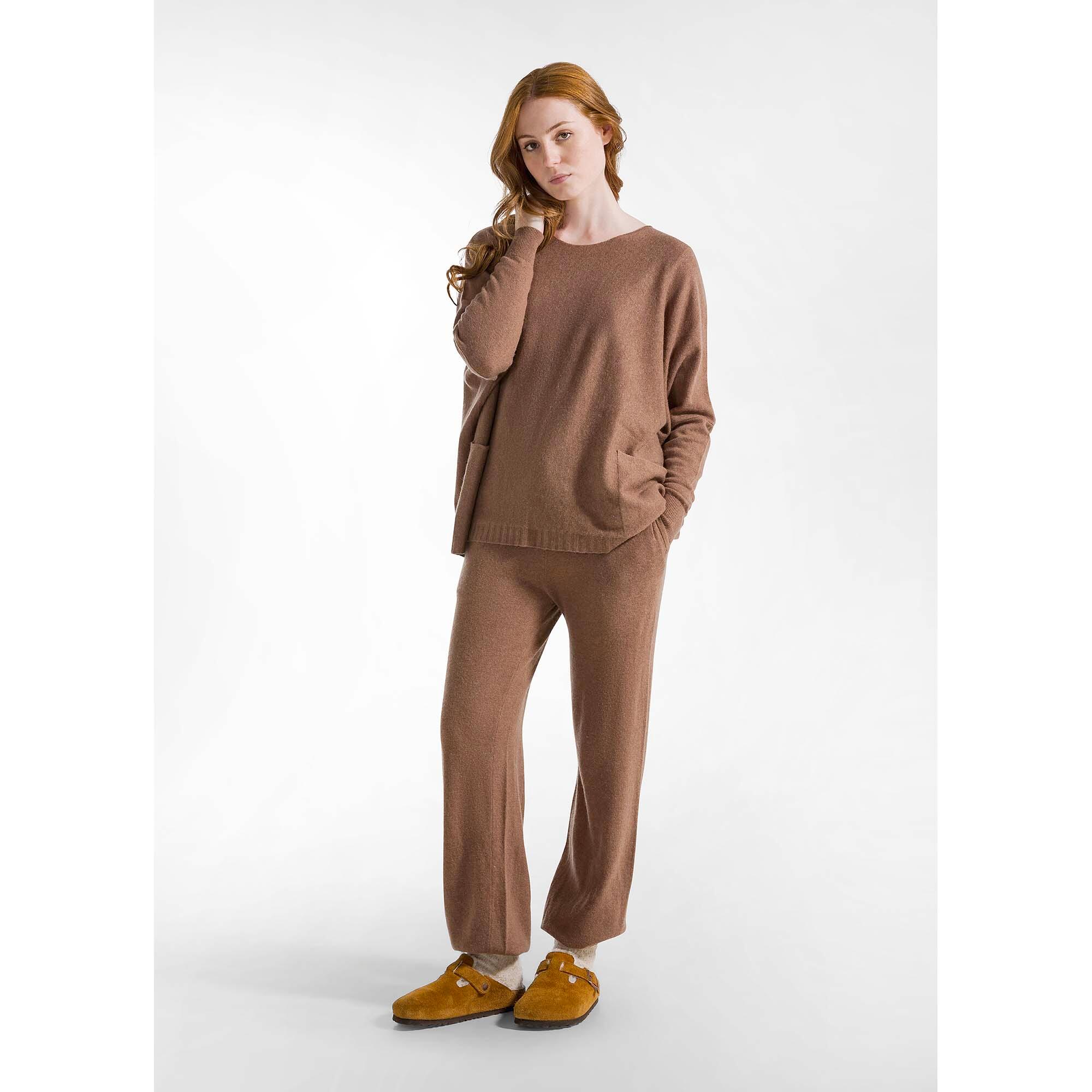 Pantalones Deha Pantalones Jogger De Punto Wooly Blend Mujer 2/5